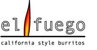 EL FUEGO CALIFORNIA STYLE BURRITOS logo
