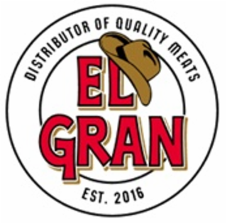 EL GRAN DISTRIBUTOR OF QUALITY MEATS EST. 2016 logo