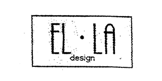 EL LA DESIGN logo