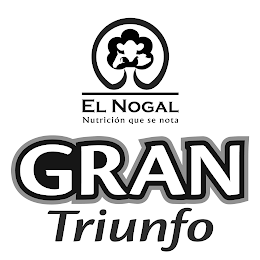 EL NOGAL NUTRICION QUE SE NOTA GRAN TRIUNFO logo