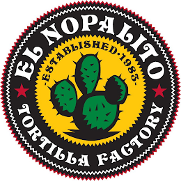 EL NOPALITO TORTILLA FACTORY ESTABLISHED 1983 logo