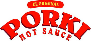 EL ORIGINAL PORKI HOT SAUCE logo