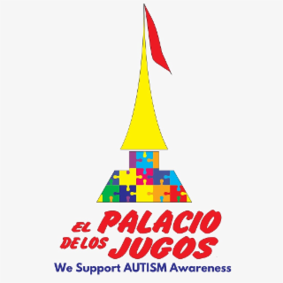 EL PALACIO DELOS JUGOS WE SUPPORT AUTISM AWARENESS logo