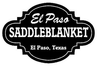 EL PASO SADDLEBLANKET EL PASO, TEXAS logo