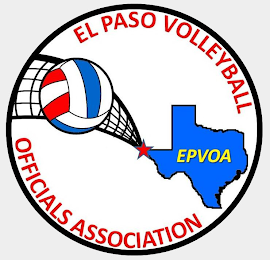 EL PASO VOLLEYBALL OFFICIALS ASSOCIATION EPVOA logo