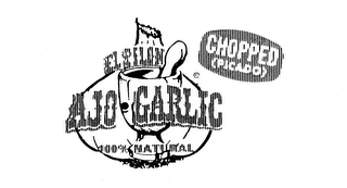 EL PILON AJO GARLIC 100% NATURAL CHOPPED (PICADO) logo