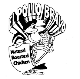 EL POLLO BRAVO NATURAL ROASTED CHICKEN logo