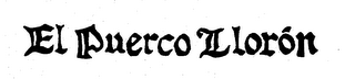 EL PUERCO LLORON logo
