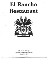EL RANCHO RESTAURANT DE GARCIA 101 SOUTH CHICAGO PORTALES, NEW MEXICO 88130 (505) 359-0098 NADIA DIGA ARIBA logo