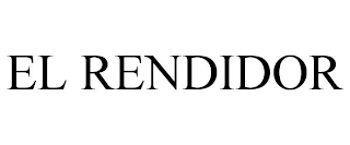 EL RENDIDOR logo