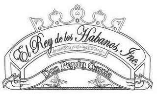 EL REY DE LOS HABANOS, INC. DON PEPIN GARCIA logo