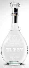 EL REY SILVER 100% AGAVE TEQUILA IMPORTED PRODUCT OF MEXICO 40% ALC. VOL. (80 PROOF) CONT. NET 750 ML NOM 1123 CRT logo