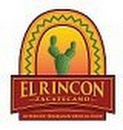 EL RINCON - ZACATECANO - AUTHENTIC HOMEMADE MEXICAN FOOD logo