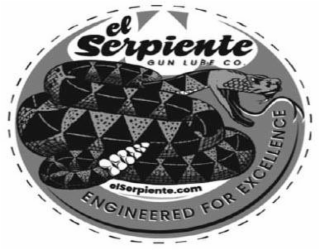 EL SERPIENTE GUN LUBE CO. ELSERPIENTE.COM ENGINEERED FOR EXCELLENCE logo