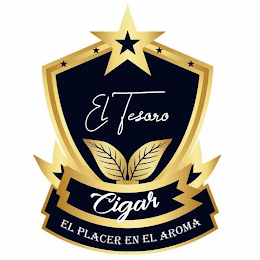 EL TESORO CIGAR EL PLACER EN EL AROMA logo