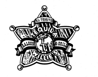 EL TORITO TEQUILA WILLIE'S SALOON & GRILL TW logo