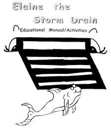 ELAINE THE STORM DRAIN EDUCATIONAL MANUAL/ACTIVITIES logo