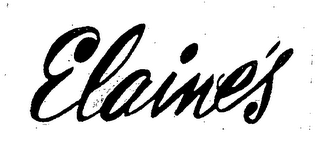 ELAINE'S logo