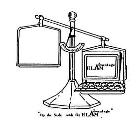 ELAM ADVANTAGE "TIP THE SCALE WITH THE ELAM ADVANTAGE" logo