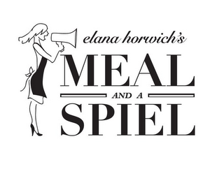 ELANA HORWICH'S MEAL AND A SPIEL logo