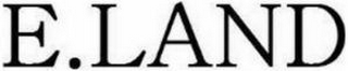 E.LAND logo