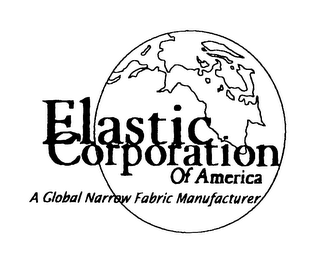 ELASTIC CORPORATION OF AMERICA A GLOBAL NARROW FABRIC MANUFACTURER logo
