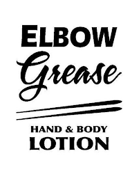ELBOW GREASE HAND & BODY LOTION logo