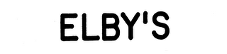 ELBY'S logo