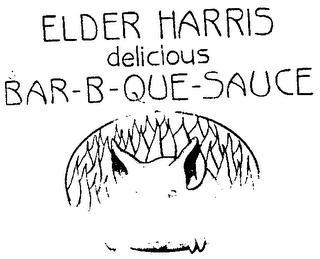 ELDER HARRIS DELICIOUS BAR-B-QUE-SAUCE logo