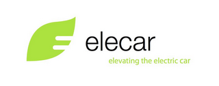 ELECAR ELEVATING THE ELECTRIC CAR logo