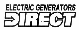 ELECTRIC GENERATORS DIRECT logo