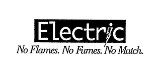 ELECTRIC NO FLAMES. NO FUMES. NO MATCH. logo