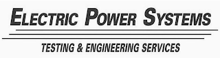 ELECTRIC POWER SYSTEMS TESTING & ENGINEERING SERVICES logo