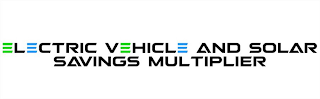 ELECTRIC VEHICLE AND SOLAR SAVINGS MULTIPLIER logo