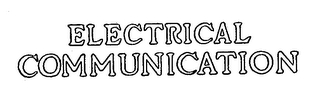 ELECTRICAL COMMUNICATION logo