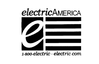 ELECTRICAMERICA 1-800-ELECTRIC-ELECTRIC.COM logo