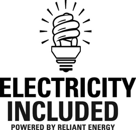 ELECTRICITY INCLUDED, POWERED BY RELIANT ENERGY logo