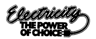 ELECTRICITY THE POWER OF CHOICE logo