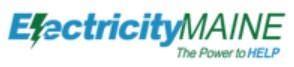 ELECTRICITYMAINE THE POWER TO HELP logo