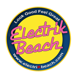 ELECTRIK BEACH LOOK GOOD FEEL GREAT WWW.ELECTRIKBEACH.COM logo