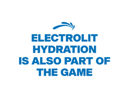 ELECTROLIT HYDRATION IS ALSO PART OF THE GAME logo