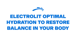 ELECTROLIT OPTIMAL HYDRATION TO RESTORE BALANCE IN YOUR BODY logo