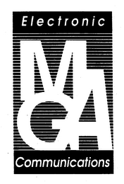 ELECTRONIC MGA COMMUNICATIONS logo