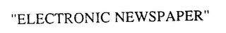 "ELECTRONIC NEWSPAPER" logo
