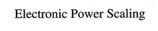 ELECTRONIC POWER SCALING logo