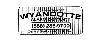 ELECTRONIC PROTECTION WYANDOTTE ALARM COMPANY (888) 285-9700 CENTRAL STATION ALARM SYSTEM logo