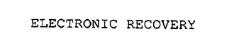 ELECTRONIC RECOVERY logo