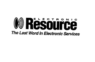ELECTRONIC RESOURCE THE LAST WORD IN ELECTRONIC SERVICES logo