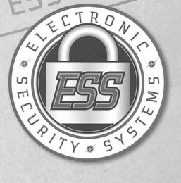 ELECTRONIC SECURITY SYSTEMS ESS logo