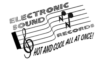 ELECTRONIC SOUND RECORDS HOT AND COOL ALL AT ONCE! logo